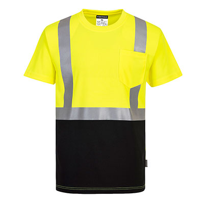 S358 - Nashville Hi-Vis Contrast Pocket T-Shirt