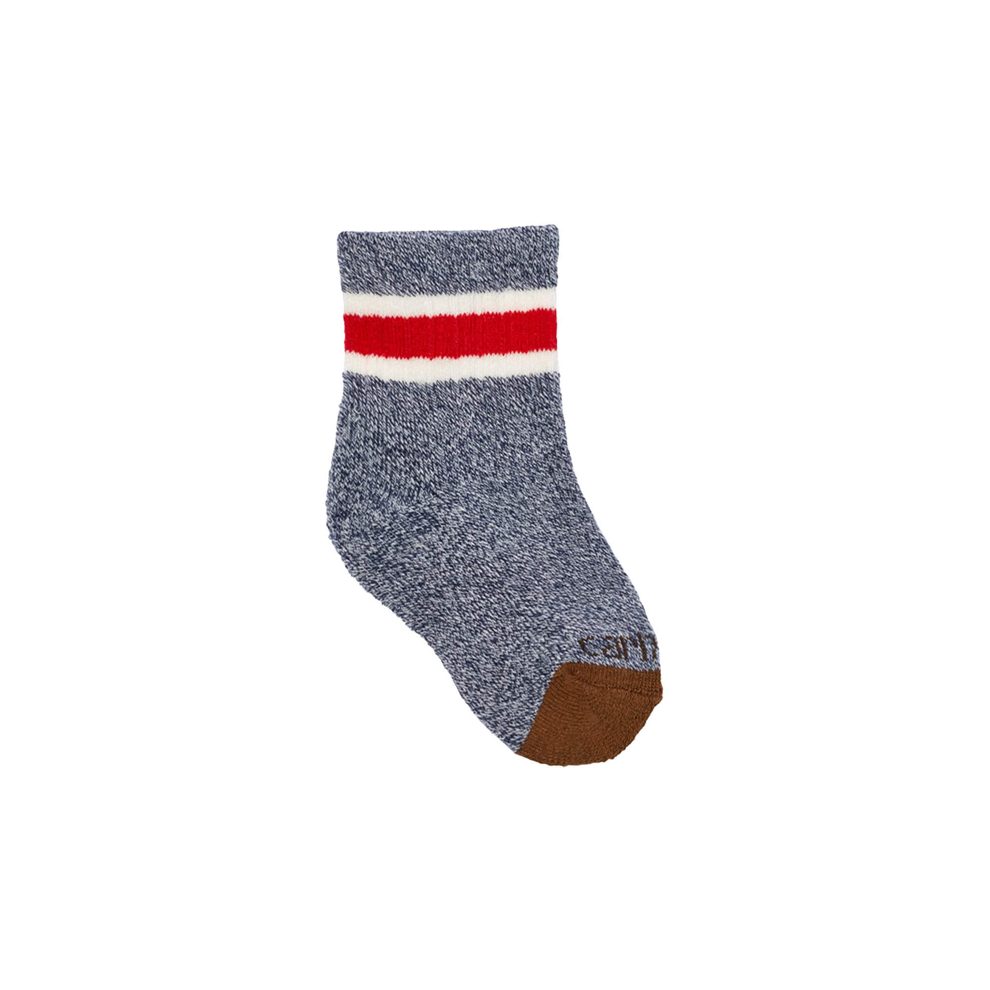 SC0146T - Carhartt Boy's Midweight Camp Crew Sock 6-Pack