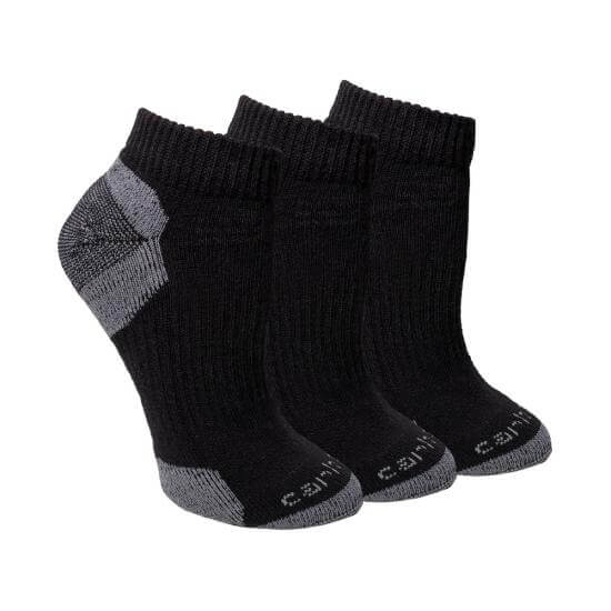 SL2623W - Carhartt Women's Midweight Cotton Blend Low Cut Sock 3 Pair