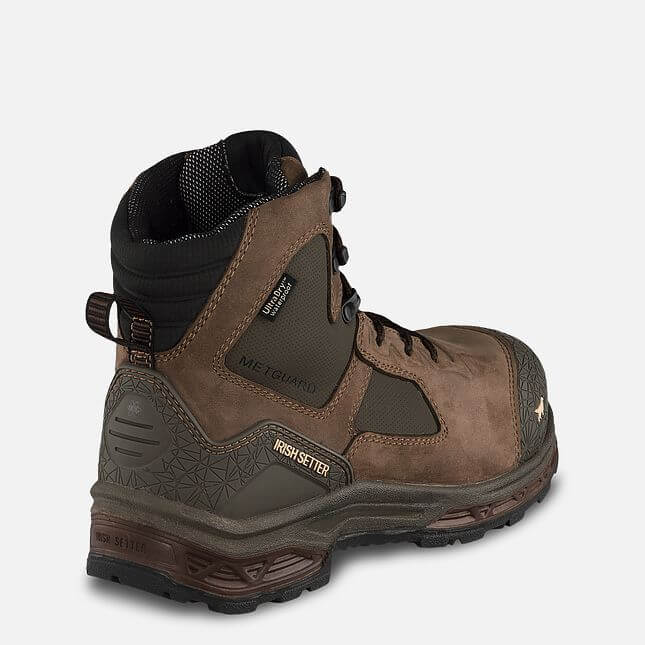 83644 - Irish Setter Men's Kasota 6-inch Waterproof Leather Safety Toe Metguard Boot