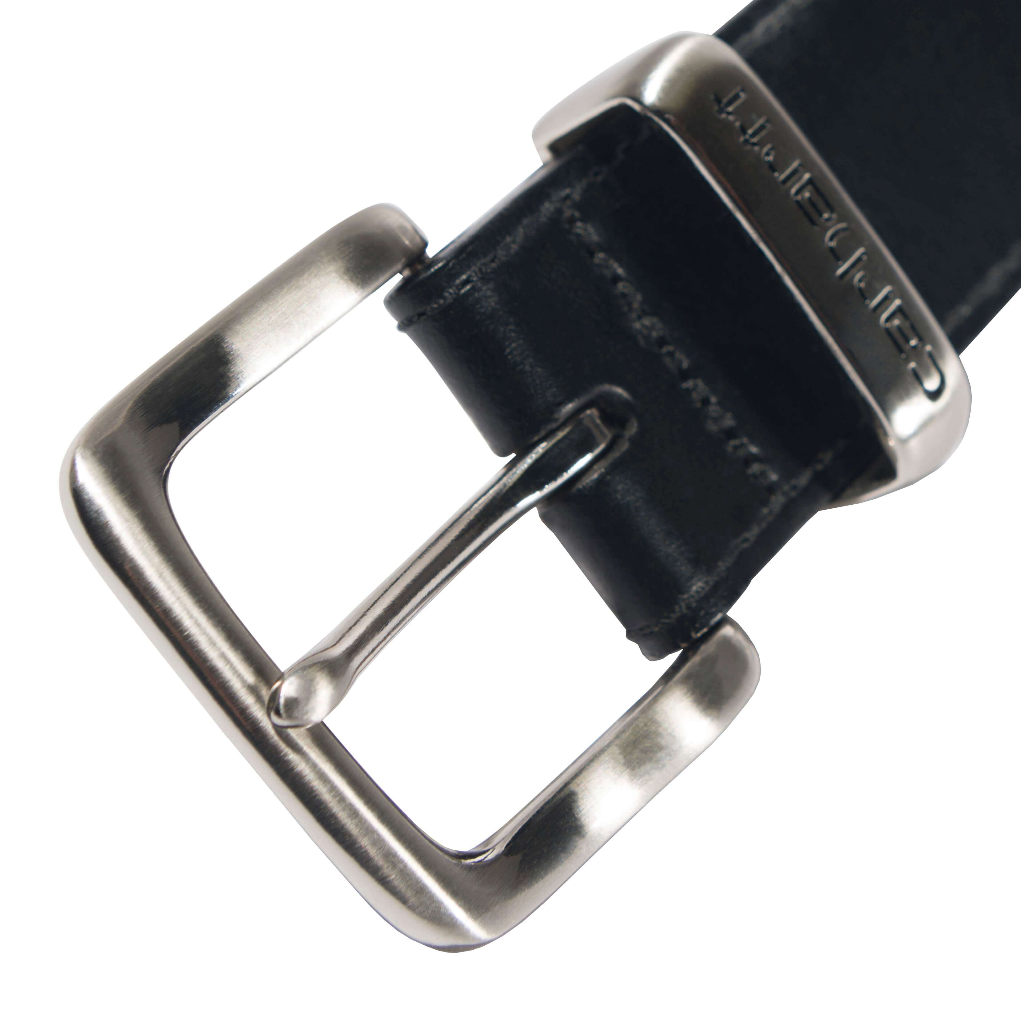 A0005511 - Carhartt Men's Bridle Leather Debossed Metal Keeper Belt