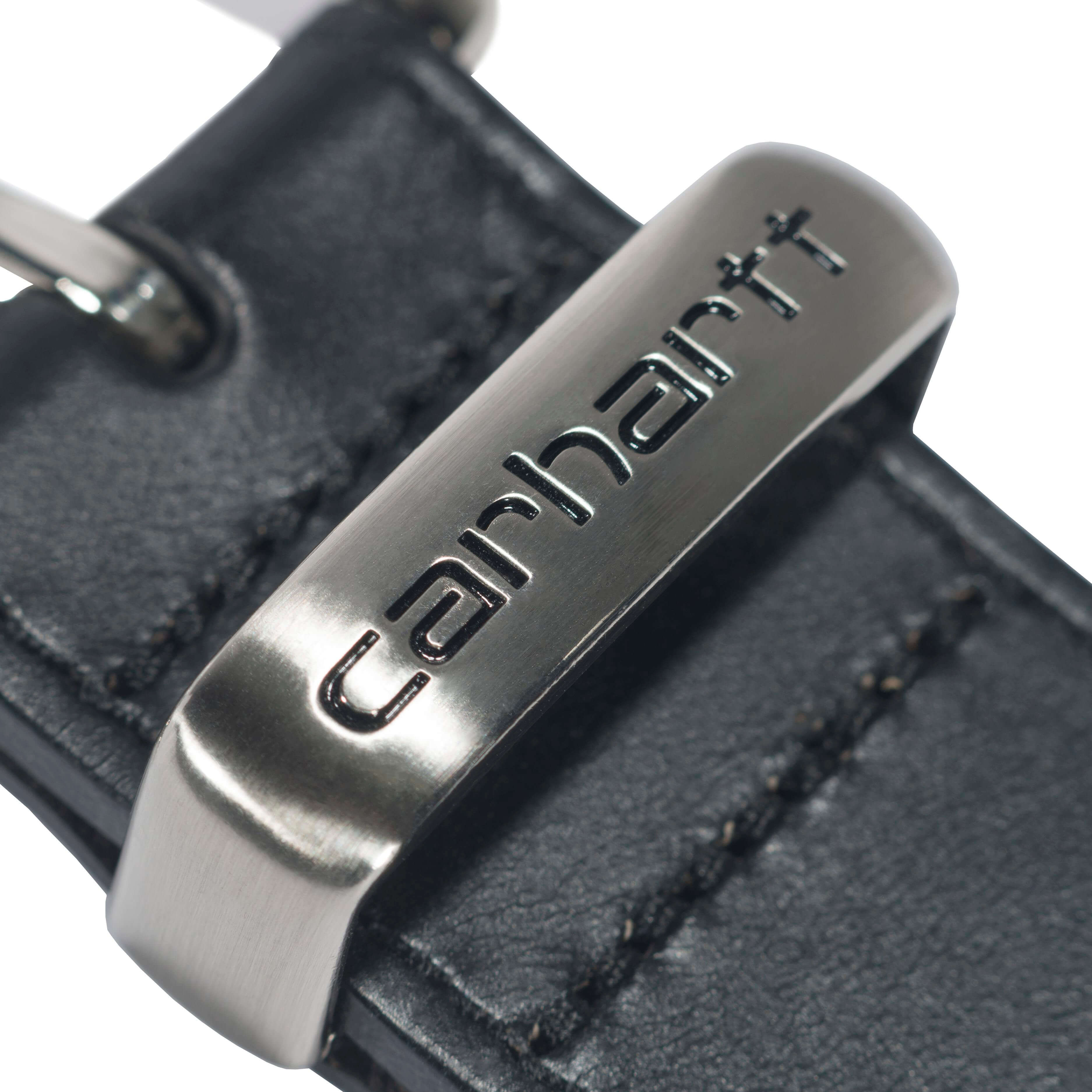 A0005511 - Carhartt Men's Bridle Leather Debossed Metal Keeper Belt