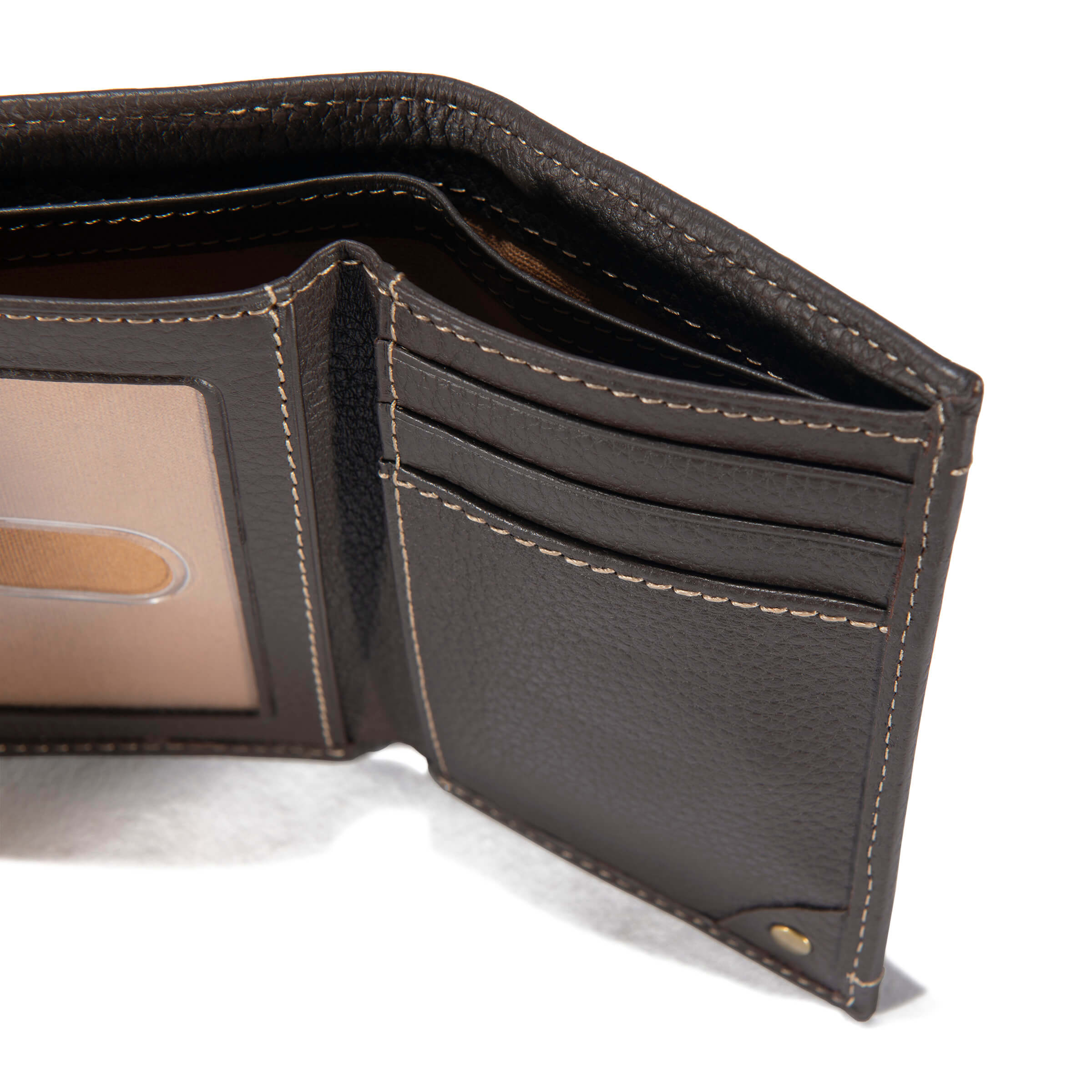 B000020920 - Carhartt  Pebble Leather Trifold Wallet Brown