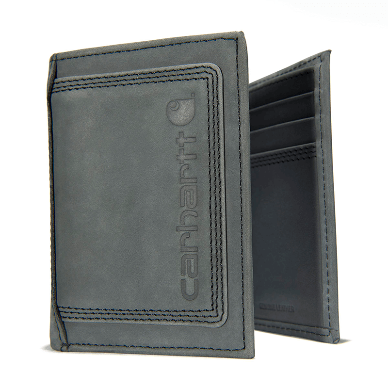 B000021320199 - Carhartt Leather Triple Stitched Trifold Wallet