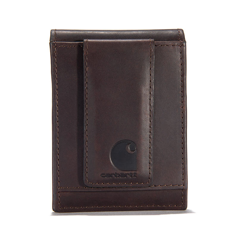 Carhartt Men's Oil Tan Leather Front Pocket Wallet