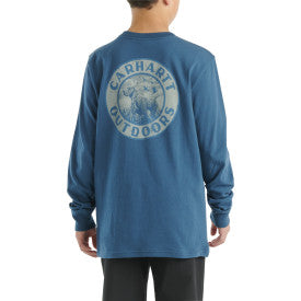 CA6604 - Carhartt Boys Long-Sleeve Outdoors Graphic T-Shirt