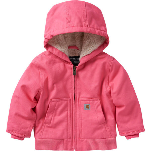 CP9566 - Carhartt Kid's Canvas Insulated Hooded Active Jacket