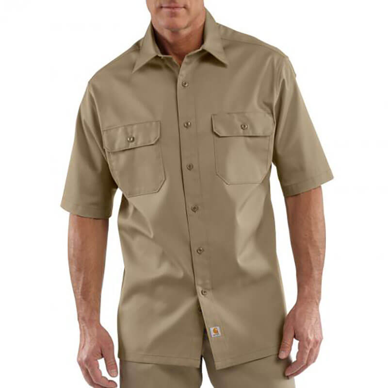 S223 - Carhartt  Short Sleeve Twill Work Shirt