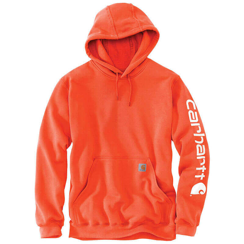 Carhartt Loose Fit Midweight Sleeve Graphic Sweatshirt K288 Brite Orange