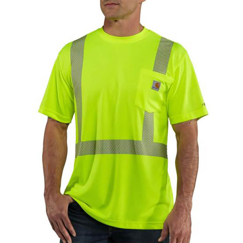 100495 - Carhartt Men's High-Visibility Force Short-Sleeve Class 2 T-Shirt