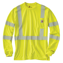 100496 - Carhartt Men's High-Visibility Force Long-Sleeve Class 3 T-Shirt