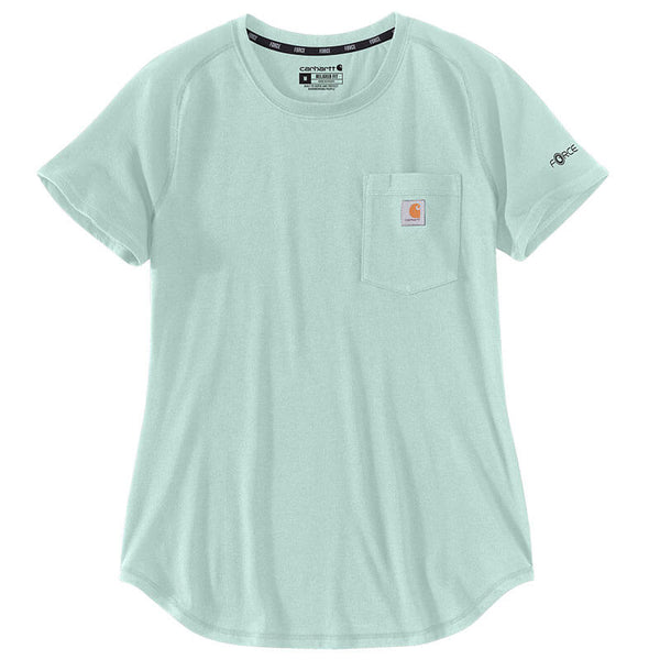 105415 - Carhartt Women's Force Relaxed Fit Midweight Pocket T