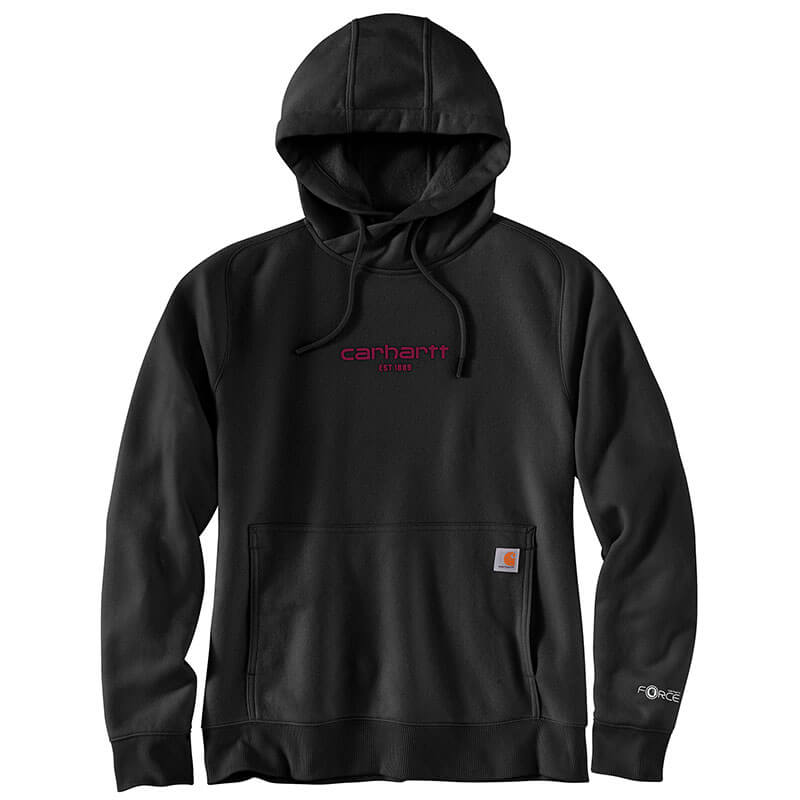 105573 - Carhartt Women's Force Relaxed Fit Lightweight Graphic Hooded Sweatshirt