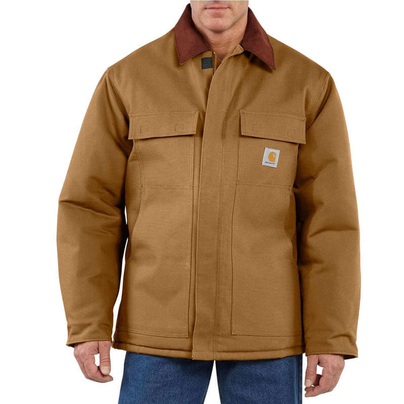 C003 - Carhartt Men's Loose Fit Firm Duck Insulated Tradtional Coat